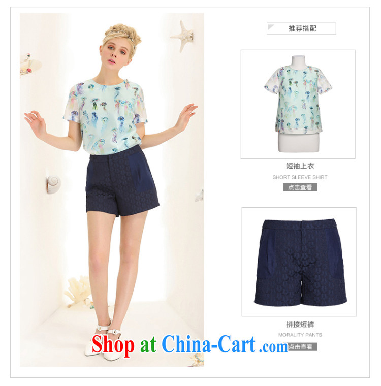 The Mak is the adolescent girls with 2015 summer new thick mm stylish cultivating pure color stitching shorts 652094060 blue 3 XL pictures, price, brand platters! Elections are good character, the national distribution, so why buy now enjoy more preferential! Health