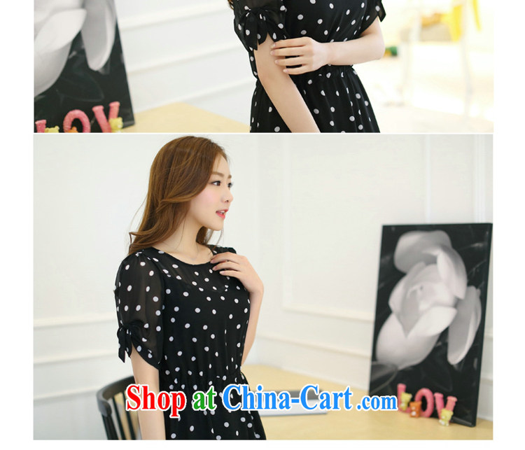 Optimize products, and indeed increase, female fat mm summer Korean video thin thick sister snow in woven long dress black 3 XL pictures, price, brand platters! Elections are good character, the national distribution, so why buy now enjoy more preferential! Health