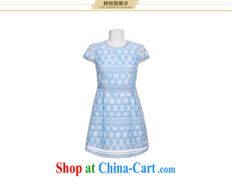 The Mak is the adolescent girls with 2015 summer new thick mm stylish wave point short-sleeved dress 652103070 blue-and-white wave point XL pictures, price, brand platters! Elections are good character, the national distribution, so why buy now enjoy more preferential! Health