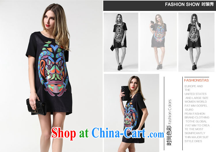 Song Meng Yin Yue XL women 2015 spring loaded new stamp dresses SN 1890 black 2 XL (135 - 150 ) jack pictures, price, brand platters! Elections are good character, the national distribution, so why buy now enjoy more preferential! Health