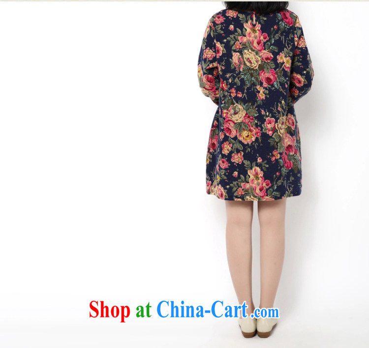 Dora, honey child 2015 spring and summer new retro ethnic wind arts stamp duty cotton Ma loose the Code women pregnant women with long-sleeved dress suit 99,606 XXL pictures, price, brand platters! Elections are good character, the national distribution, so why buy now enjoy more preferential! Health