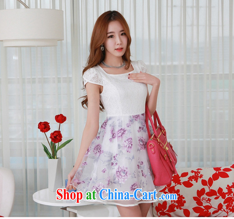 Summer NOS new Korean version the code dress stylish lace European root yarn stamp graphics thin dresses Q 983,591 large blue code 4 XL pictures, price, brand platters! Elections are good character, the national distribution, so why buy now enjoy more preferential! Health