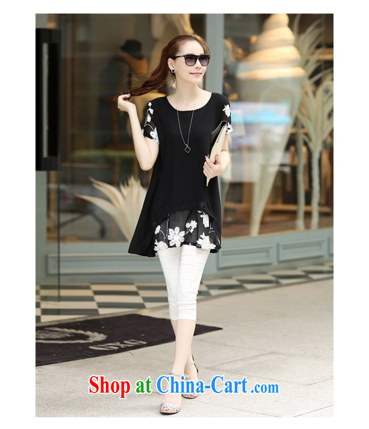 Aihui Denise larger dresses 2015 new spring new short-sleeved clothes snow woven shirts thick MM larger female snow woven dresses Female M 17 black XXL pictures, price, brand platters! Elections are good character, the national distribution, so why buy now enjoy more preferential! Health