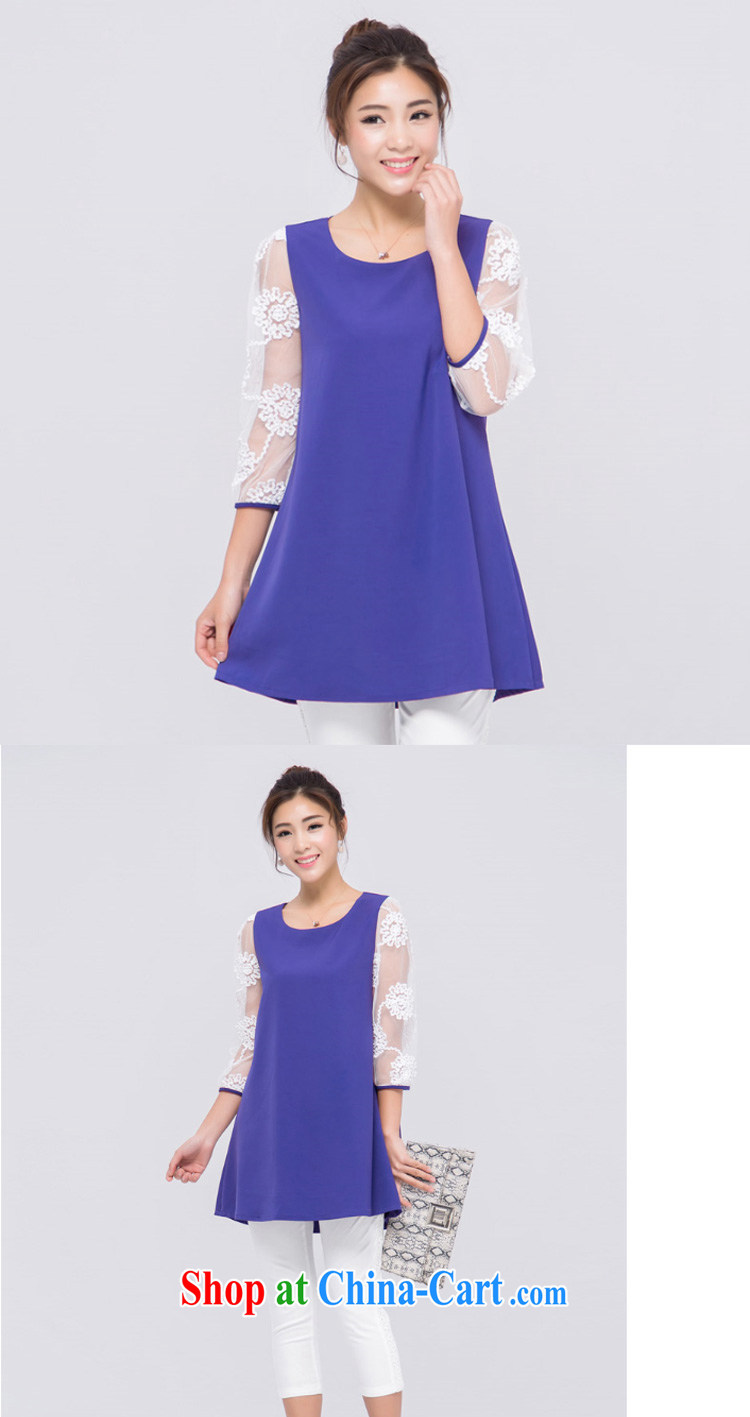 flower girl Isabelle 2015 spring and summer new Korean thick MM and indeed XL loose video thin lace 7 cuff dress female D 1556 by red 4 XL pictures, price, brand platters! Elections are good character, the national distribution, so why buy now enjoy more preferential! Health