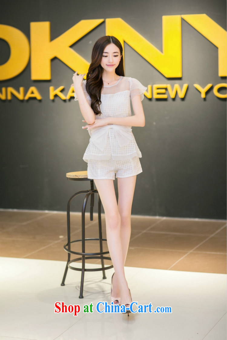 Margaret Elizabeth Kahlo's 2015 summer new Korean version small Hong Kong Wind name Yuan beauty charm lace T-shirt shorts Leisure package two-piece yellow S pictures, price, brand platters! Elections are good character, the national distribution, so why buy now enjoy more preferential! Health