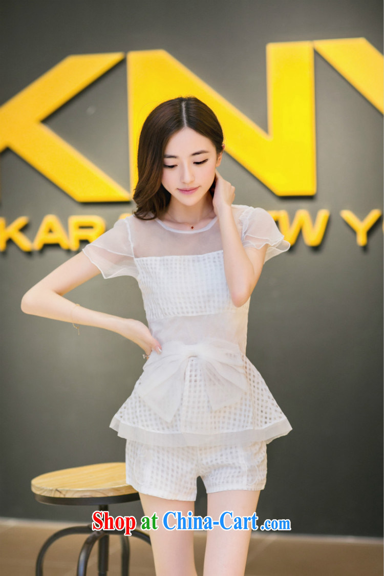 Margaret Elizabeth Kahlo's 2015 summer new Korean version small Hong Kong Wind name Yuan beauty charm lace T-shirt shorts Leisure package two-piece yellow S pictures, price, brand platters! Elections are good character, the national distribution, so why buy now enjoy more preferential! Health