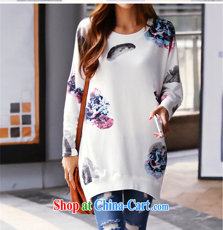 ZZ &FF 2015 summer new, larger female stamp loose long-sleeved shirt T Korean Sports & Leisure long-sleeved T-shirt bat solid T-shirt T-shirt white XL pictures, price, brand platters! Elections are good character, the national distribution, so why buy now enjoy more preferential! Health