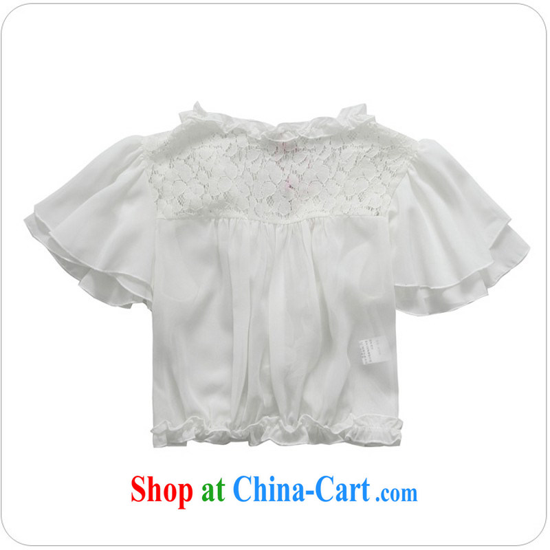 The delivery package as soon as possible e-mail XL female small shawl new summer wear sunscreen and clothing flouncing short-sleeved snow woven cardigan small jacket dress shawl White Black XXXL approximately 150 - 165 jack, land is still the garment, shopping on the Internet