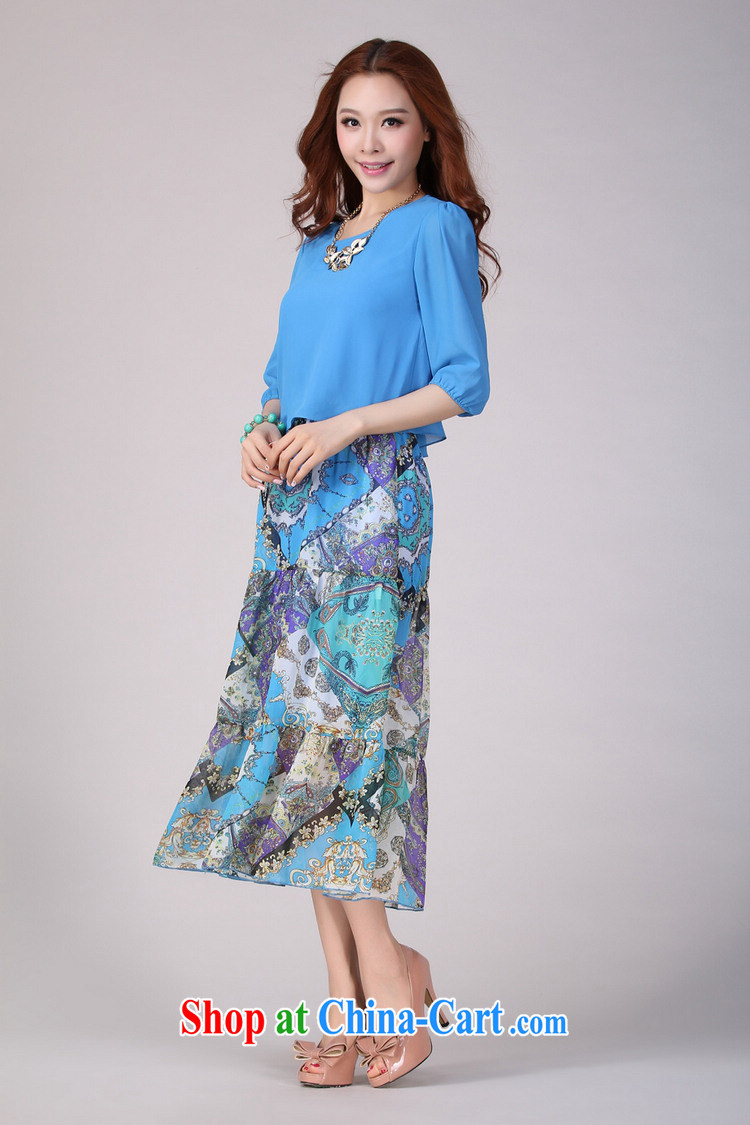 The estimated increase, women dresses 2142 mm thick summer 2015 new Snow woven beauty long skirt in floral cuff 2142 blue XXXXL pictures, price, brand platters! Elections are good character, the national distribution, so why buy now enjoy more preferential! Health