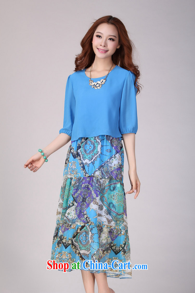 The estimated increase, women dresses 2142 mm thick summer 2015 new Snow woven beauty long skirt in floral cuff 2142 blue XXXXL pictures, price, brand platters! Elections are good character, the national distribution, so why buy now enjoy more preferential! Health