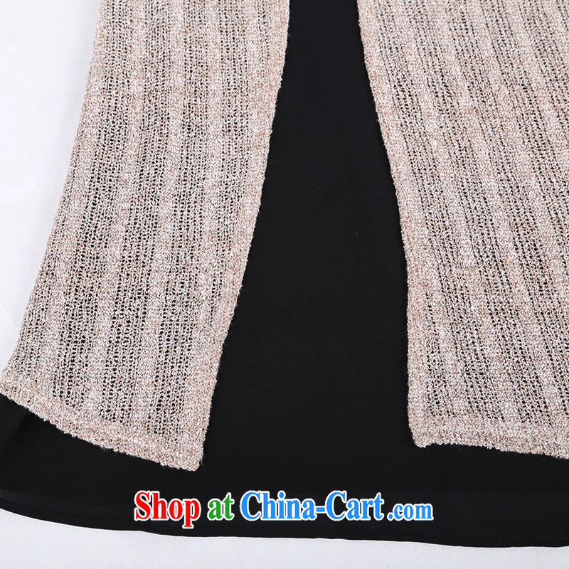 Mephidross has long honey, the Code women mm thick spring 2015 new, simple and relaxed the long-leave of two part T pension 1322 photo color 4 XL Mephitic economy Honey (MENTIMISI), online shopping