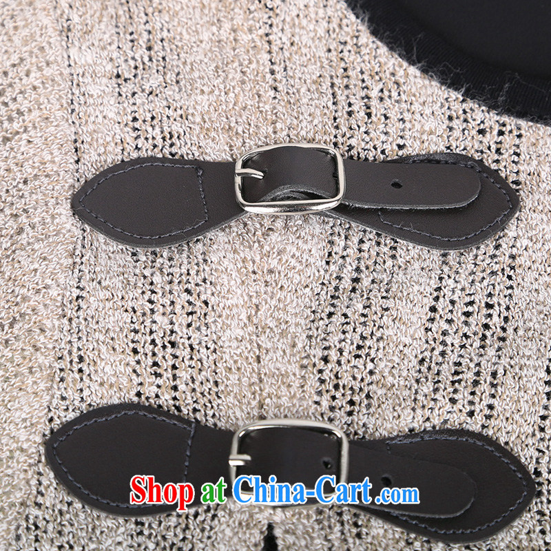 Mephidross has long honey, the Code women mm thick spring 2015 new, simple and relaxed the long-leave of two part T pension 1322 photo color 4 XL Mephitic economy Honey (MENTIMISI), online shopping