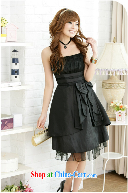 The delivery package as soon as possible-king, the strap dresses 2015 new summer bow-tie-waist and elegant style lady small dress Evening Dress dress black XXXL approximately 170 - 190 Jack pictures, price, brand platters! Elections are good character, the national distribution, so why buy now enjoy more preferential! Health