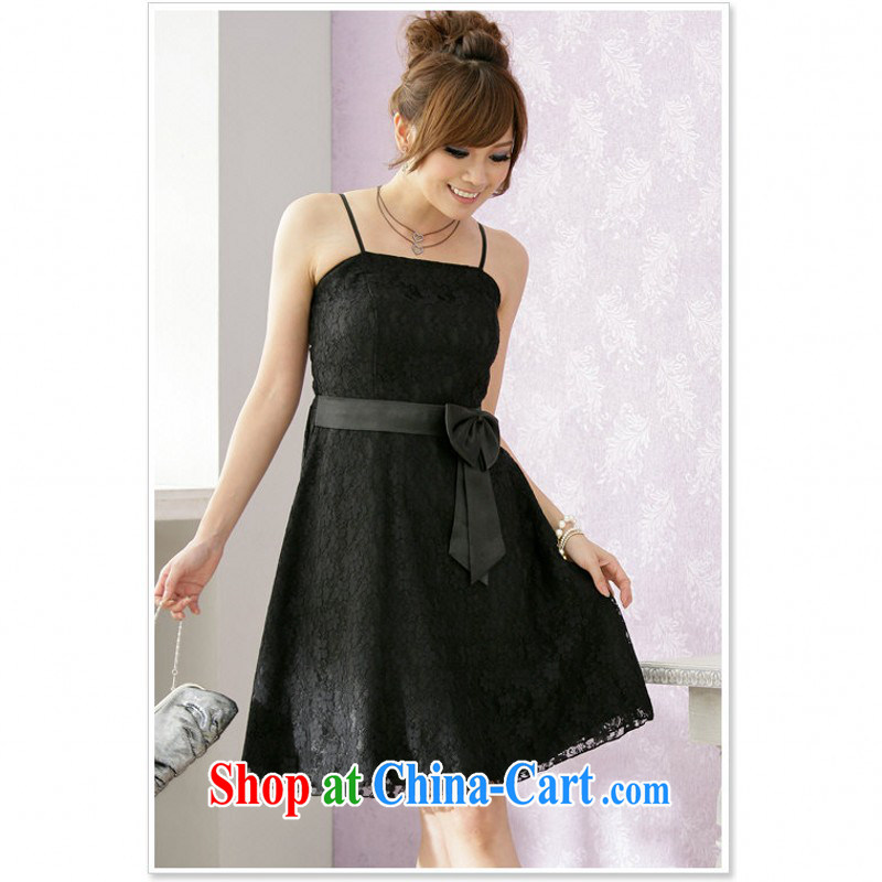 The delivery package as soon as possible-king, and indeed the strap dresses new summer lace small black dress wedding bridesmaid dress sisters thick black XXXL approximately 175 - 200 jack