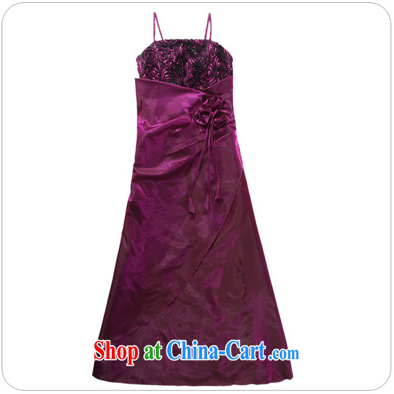 The delivery package as soon as possible-king, long skirt dress 2015 new summer Rose Bud wiped their bra straps dress mm thick Evening Dress ceremonial dress purple XXL approximately 150 - 170 jack, land is still the garment, shopping on the Internet