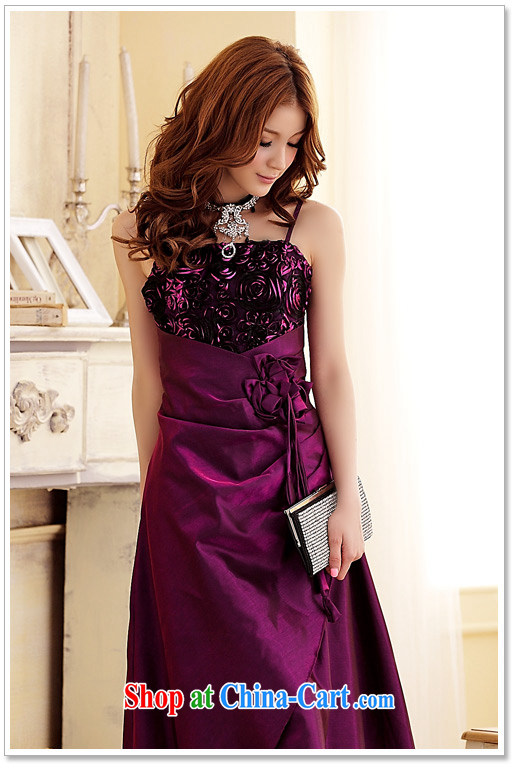 The delivery package as soon as possible-king, long skirt dress 2015 new summer Rose Bud wiped their bra straps dress mm thick Evening Dress ceremonial dress purple XXL approximately 150 - 170 Jack pictures, price, brand platters! Elections are good character, the national distribution, so why buy now enjoy more preferential! Health