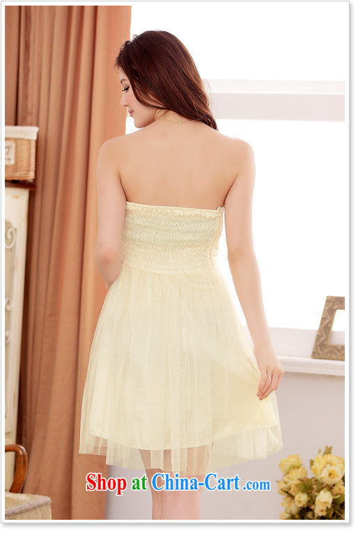 The delivery package as soon as possible-mm thick sweet Web dresses skirts 2015 new summer XL stylish wedding dress bridesmaid sister champagne color XXXL approximately 170 - 190 Jack pictures, price, brand platters! Elections are good character, the national distribution, so why buy now enjoy more preferential! Health
