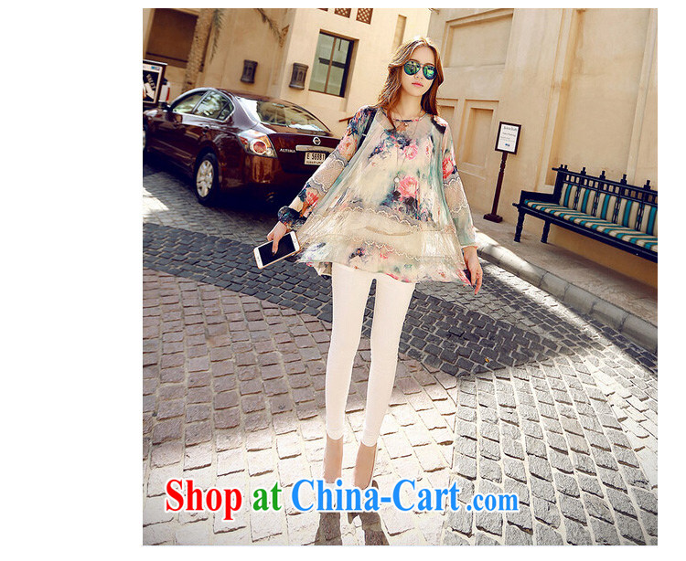 Arthur magic Yi 2015 spring new, larger female Korean lace stitching two-piece loose snow woven shirts female picture color XL pictures, price, brand platters! Elections are good character, the national distribution, so why buy now enjoy more preferential! Health