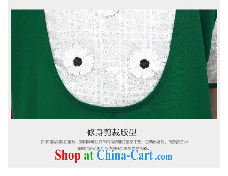 Morning would be 2015 spring and summer load new Korea and indeed XL women mm thick loose video thin knocked color lace stitching flouncing T pension green 3 XL (recommendations 150 - 165 jack) pictures, price, brand platters! Elections are good character, the national distribution, so why buy now enjoy more preferential! Health