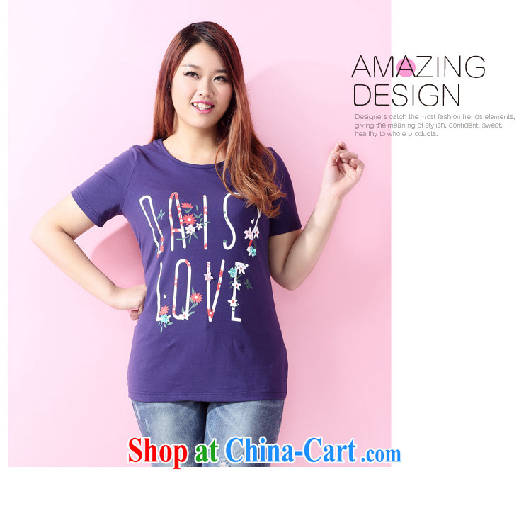 2015 spring and the many major Code female thick MM sweet 100 ground letter stamp short-sleeved shirt T A 3585 blue 2 XL pictures, price, brand platters! Elections are good character, the national distribution, so why buy now enjoy more preferential! Health