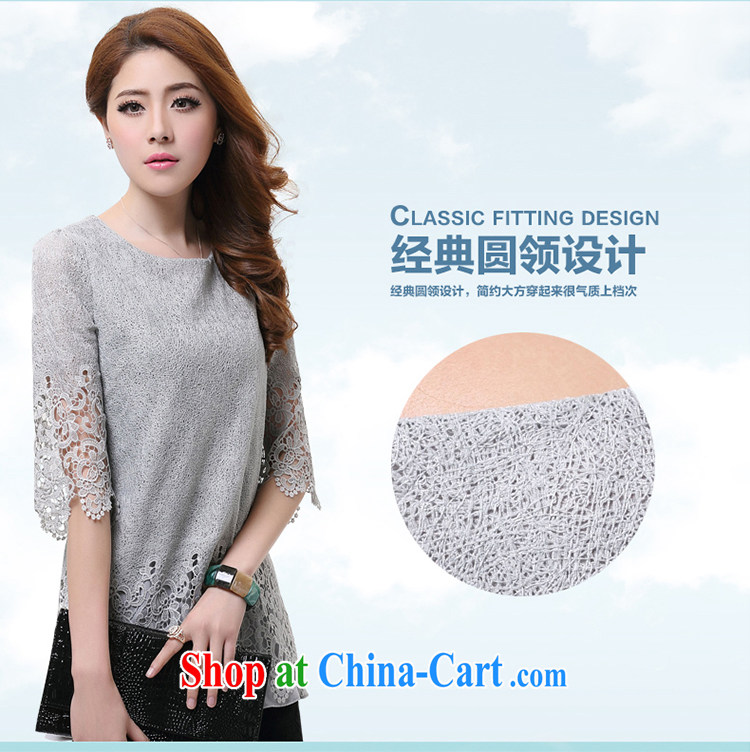Staff of the fertilizer XL women mm thick spring and summer with new Korean version thick sister lace, T cuff shirt loose video thin T-shirt 1605 black large code 4 180 XL about Jack pictures, price, brand platters! Elections are good character, the national distribution, so why buy now enjoy more preferential! Health