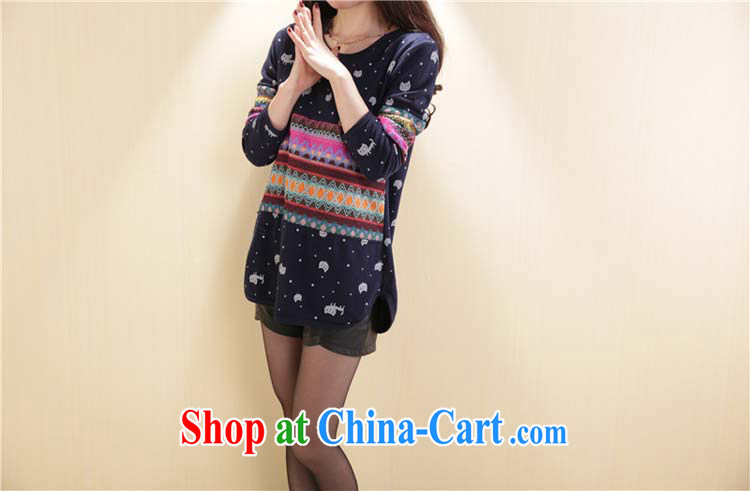 Connie to the Korean edition 2015 spring and summer new women with retro style, long-sleeved cartoon small kitten stamp T pension female gray 4 XL code pictures, price, brand platters! Elections are good character, the national distribution, so why buy now enjoy more preferential! Health