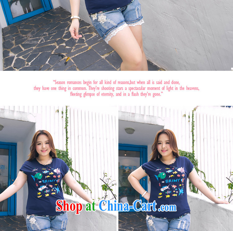 The Erez mark 2015 summer new, thick sister larger women short-sleeved T-shirt beauty graphics thin solid T-shirt 1002 2 XL (Recommendations of chest 116 cm left and right) pictures, price, brand platters! Elections are good character, the national distribution, so why buy now enjoy more preferential! Health