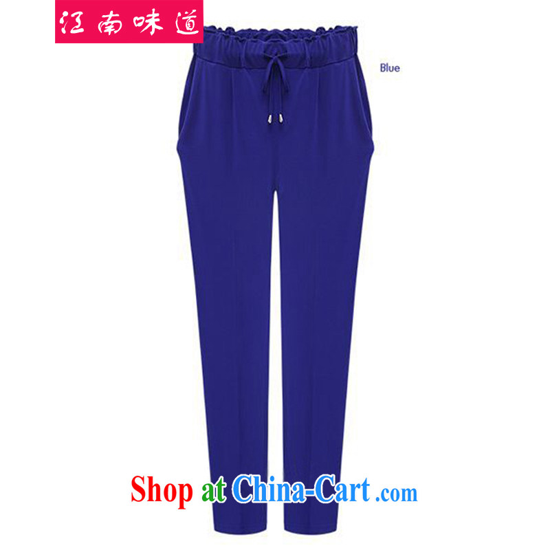 taste in Gangnam-gu 2015 spring new larger stretch solid pants girl graphics thin, 553 card the color 5 XL Gangnam, taste, shopping on the Internet