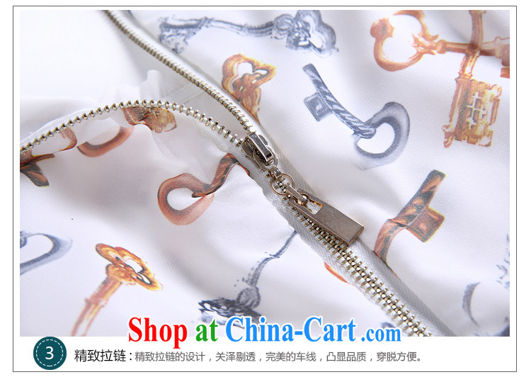 Connie's dream European and American high-end summer dresses and indeed XL female 2015 summer new noble palace antique key stamp short-sleeved long skirt G 106 white XXXL pictures, price, brand platters! Elections are good character, the national distribution, so why buy now enjoy more preferential! Health