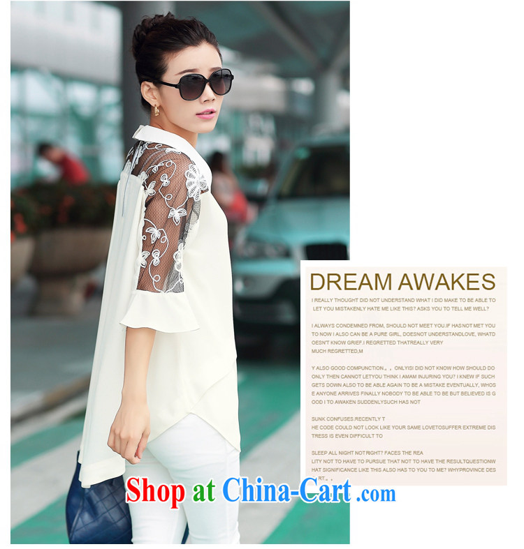 Spend $mirror 2015 summer new dolls for stitching lace cuff large code snow woven shirts shirt large code women 8805 H white XXXL pictures, price, brand platters! Elections are good character, the national distribution, so why buy now enjoy more preferential! Health