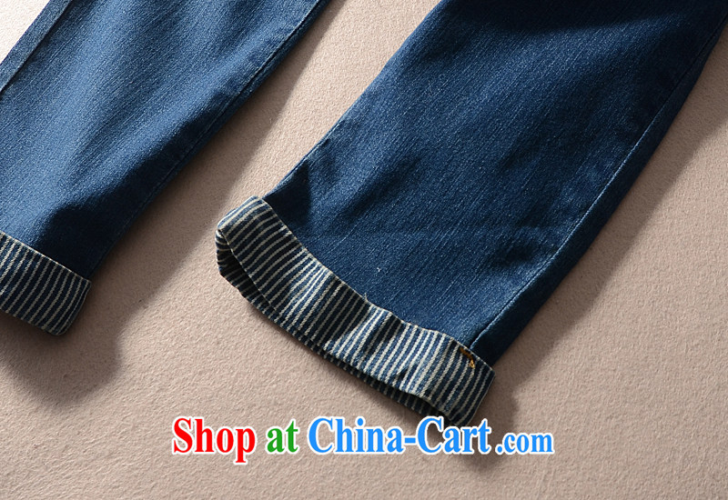 The 2015 is indeed increasing, female fat mm Spring Trade original single jeans castor King, female trousers Kst deep blue 2 X pictures, price, brand platters! Elections are good character, the national distribution, so why buy now enjoy more preferential! Health