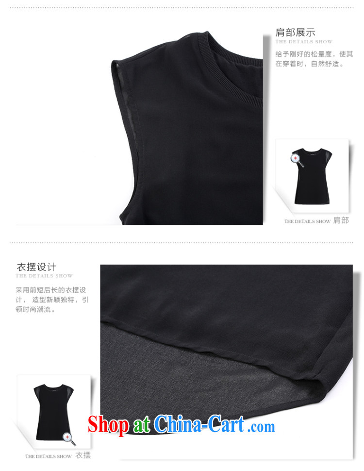 Slim, Mr Big, female 2015 summer new thick mm stylish loose snow woven sleeveless shirts T 952366316 black 5 XL pictures, price, brand platters! Elections are good character, the national distribution, so why buy now enjoy more preferential! Health