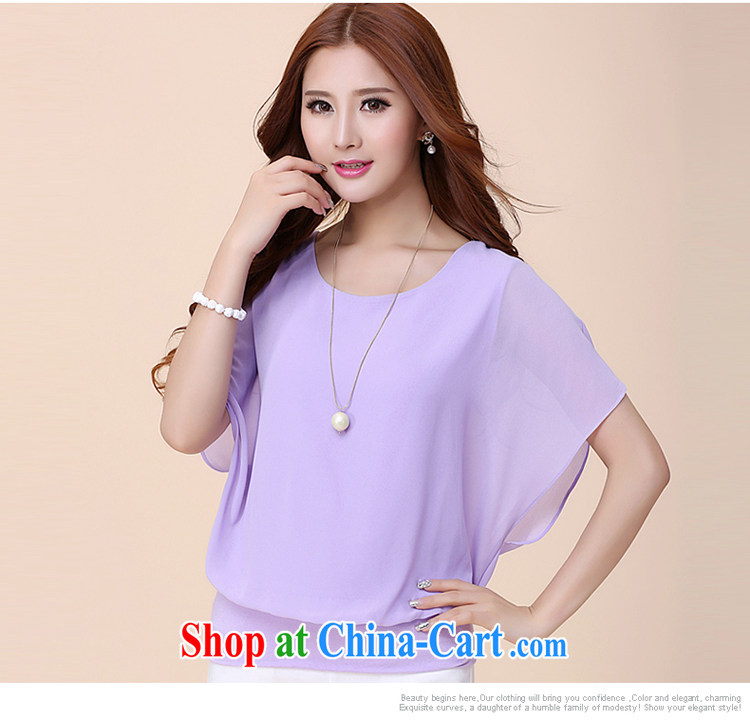 Optimize glass 2015 summer new bat sleeves snow solid woven shirts violet XXL pictures, price, brand platters! Elections are good character, the national distribution, so why buy now enjoy more preferential! Health