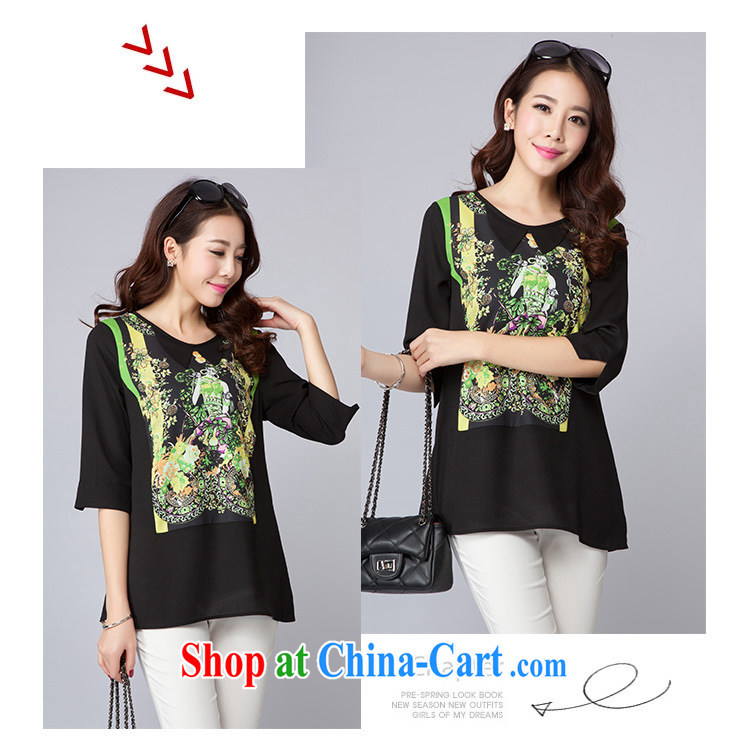 The ink marks 2015 spring and summer new, large, modern female stylish personalized location stamp snow woven shirts cute dolls for thick snow MM woven T-shirt Green Green 4 XL (145 - 155 ) jack pictures, price, brand platters! Elections are good character, the national distribution, so why buy now enjoy more preferential! Health