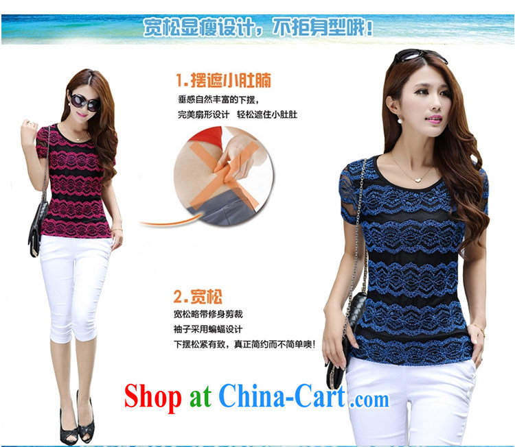 Lehman, lymalon, thick, thin. Summer 2015 new Korean version the Code women mm thick and fat and short-sleeved shirt T 3001 blue XXXXL pictures, price, brand platters! Elections are good character, the national distribution, so why buy now enjoy more preferential! Health