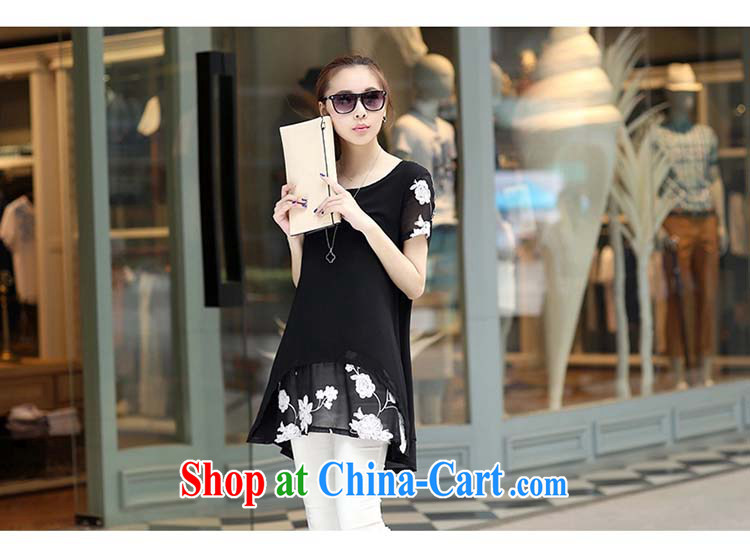 GE, Elizabeth 2015 summer New, and indeed increase, female snow woven shirts girls dresses DDS 019 black 3 XL pictures, price, brand platters! Elections are good character, the national distribution, so why buy now enjoy more preferential! Health