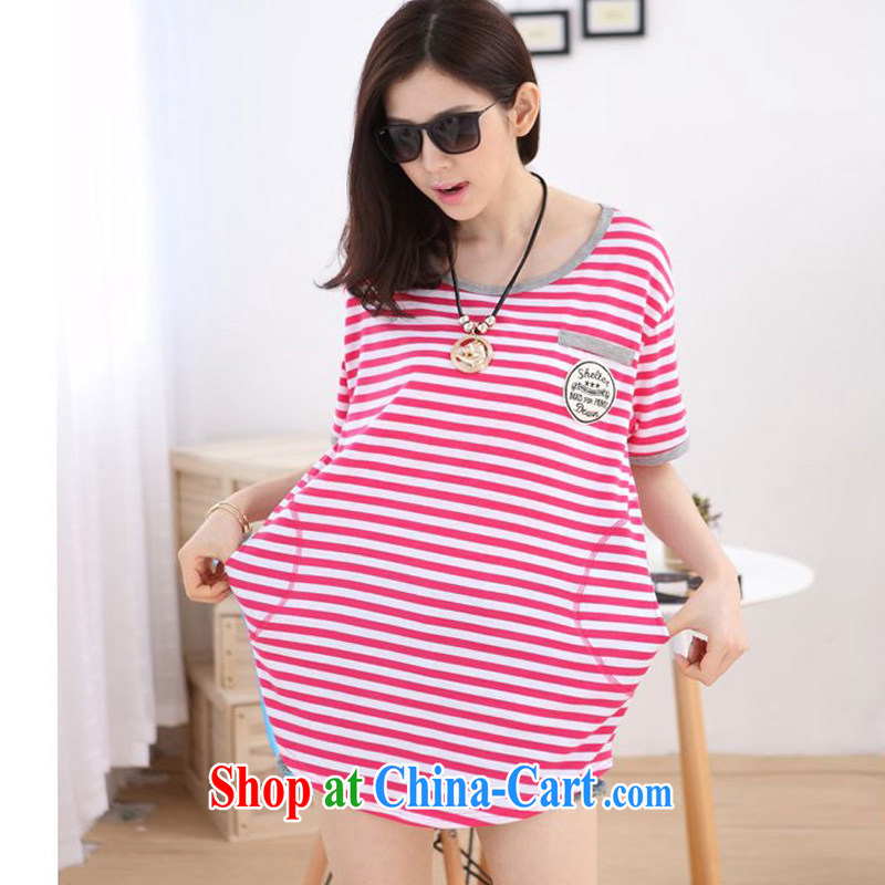 GRAPOS 2015 spring new liberal short-sleeve, long streaks XL solid T pension female DM 011 red XXXL, GRAPOS, shopping on the Internet