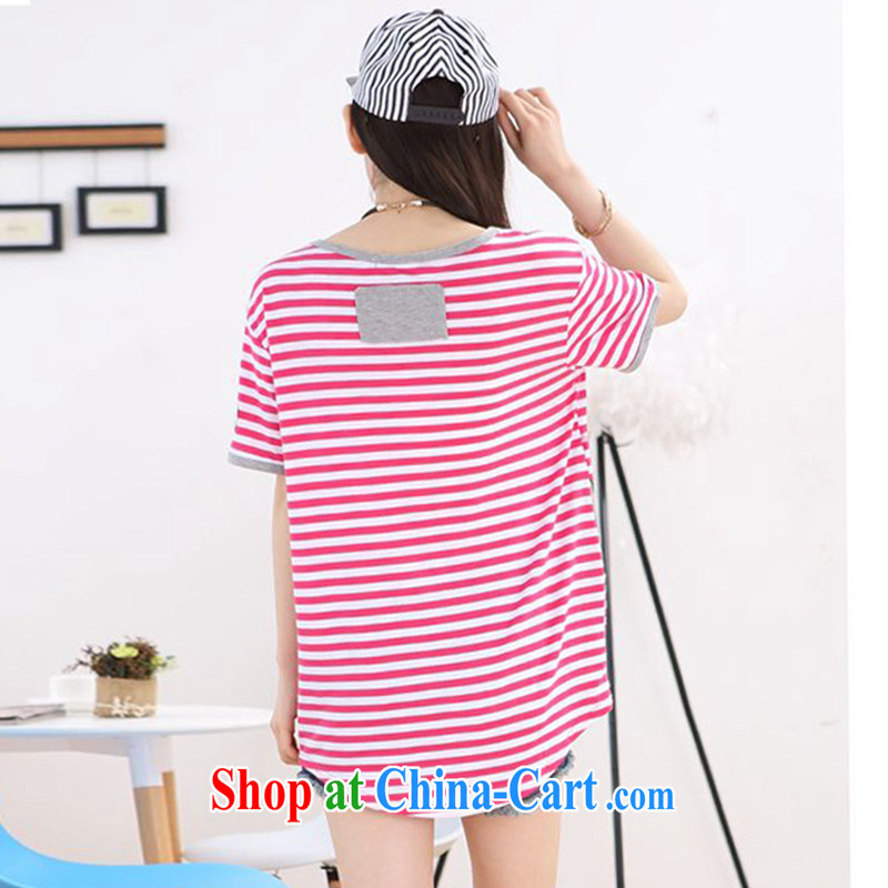 GRAPOS 2015 spring new liberal short-sleeve, long streaks XL solid T pension female DM 011 red XXXL, GRAPOS, shopping on the Internet