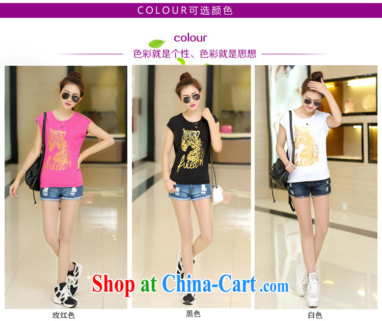 The Estee Lauder maximum code female summer short-sleeved thick sister 2015 new Korean video thin thick mm short-sleeve T-shirts solid T-shirt the fat 200 Jack white XL (120 - 150 ) jack pictures, price, brand platters! Elections are good character, the national distribution, so why buy now enjoy more preferential! Health