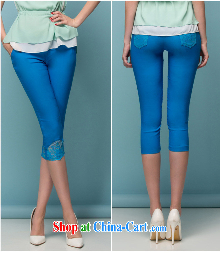 The Code women mm thick spring Korean video thin 7 trousers castor pencil pants MOM summer New boutique - YY 299,700 blue 4 XL code pictures, price, brand platters! Elections are good character, the national distribution, so why buy now enjoy more preferential! Health