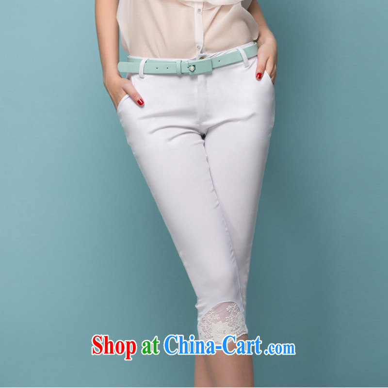 The Code women mm thick spring Korean video thin 7 trousers castor pencil pants MOM summer New boutique - YY 299,700 blue 4 XL, Ying Ying, water, shopping on the Internet