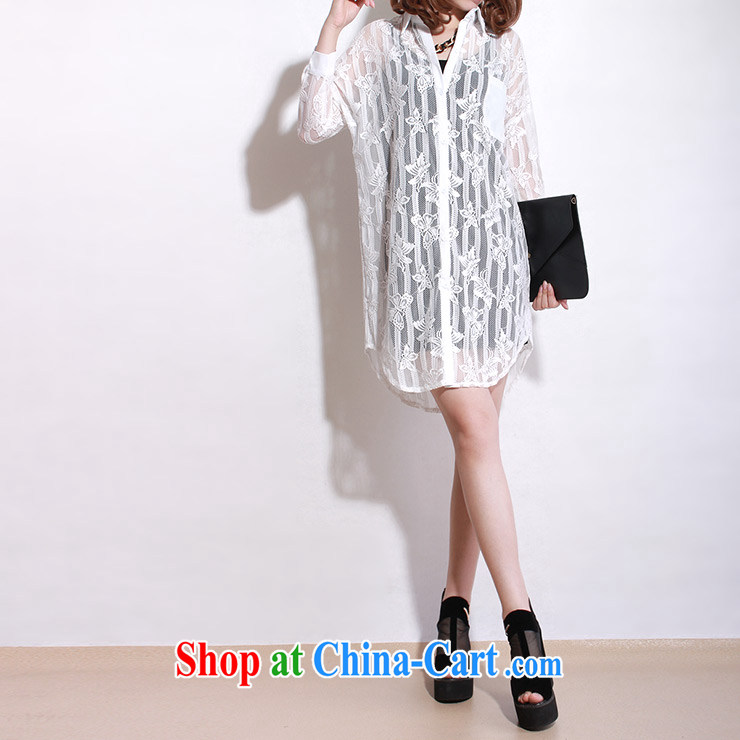 Director of the Advisory Committee 2015 spring and summer, the Korean version is indeed the XL women mm thick, long, lace shirt long-sleeved T-shirt skirt White single layer loose all code pictures, price, brand platters! Elections are good character, the national distribution, so why buy now enjoy more preferential! Health
