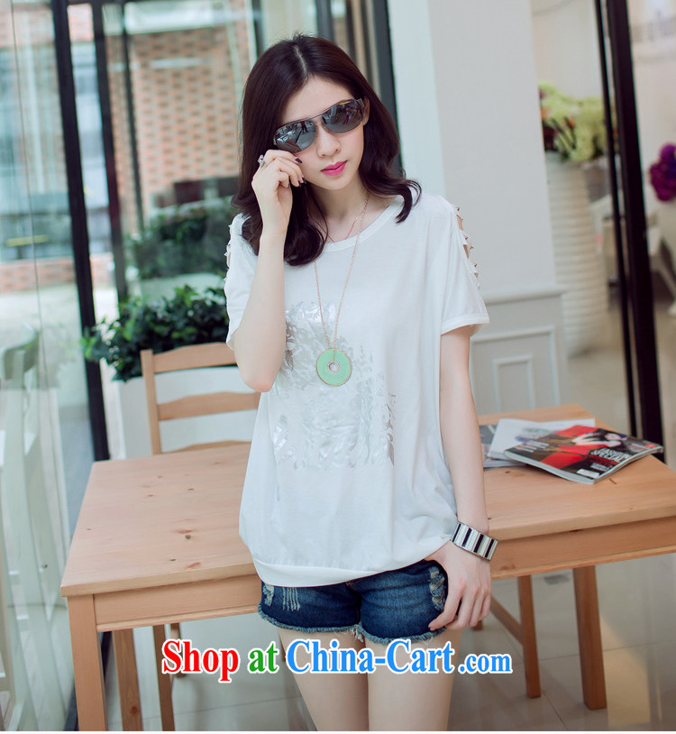 Summer long in terrace, shoulder short sleeves shirt T loose the code casual women bat T-shirt T-shirt 31,013 light gray XL pictures, price, brand platters! Elections are good character, the national distribution, so why buy now enjoy more preferential! Health