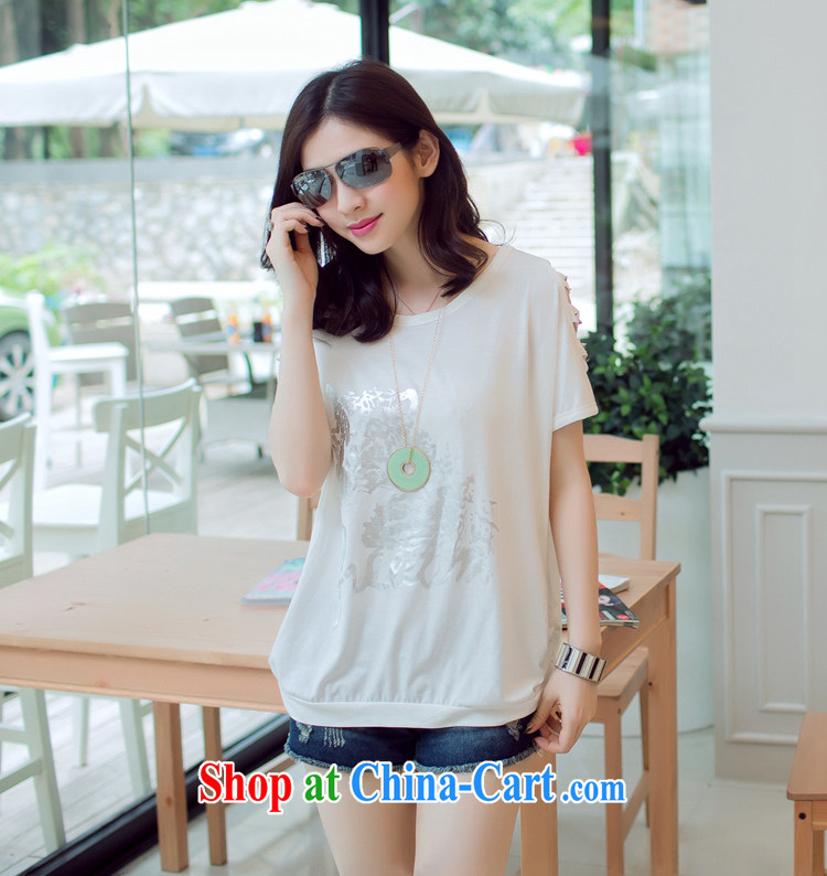Summer long in terrace, shoulder short sleeves shirt T loose the code casual women bat T-shirt T-shirt 31,013 light gray XL pictures, price, brand platters! Elections are good character, the national distribution, so why buy now enjoy more preferential! Health