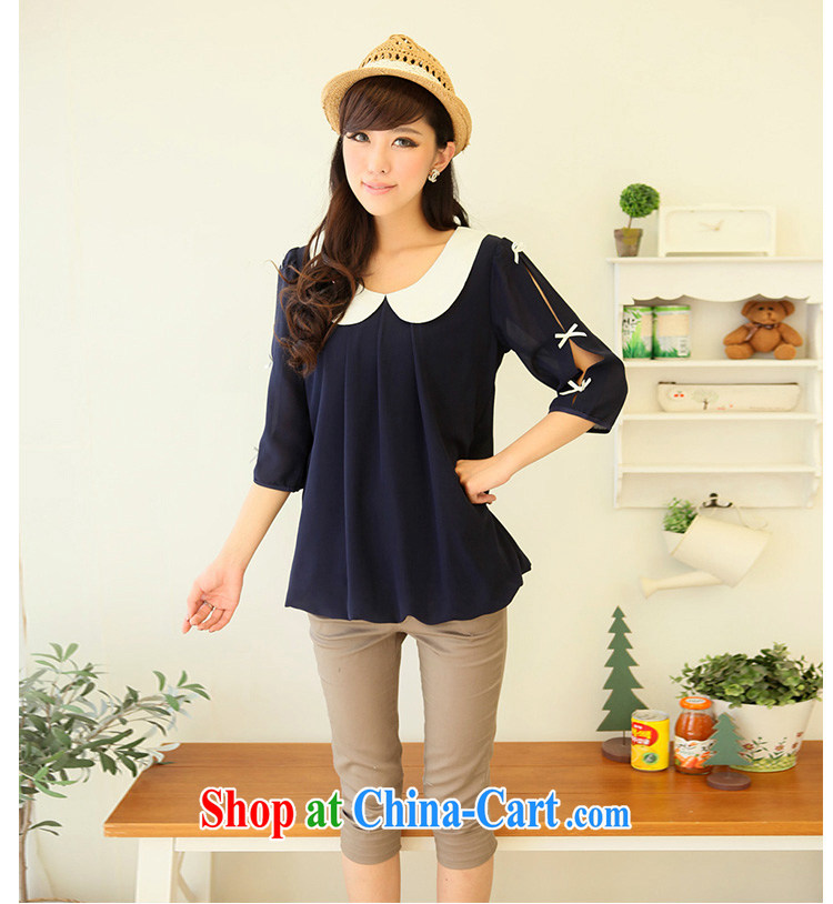 King, female summer A Field Graphics thin T-shirt and indeed increase 200 Jack fat people dress dolls in cuff lanterns thick sister snow woven shirts 2015 poverty mask blue 3 L (weight 170 - 200 jack) pictures, price, brand platters! Elections are good character, the national distribution, so why buy now enjoy more preferential! Health