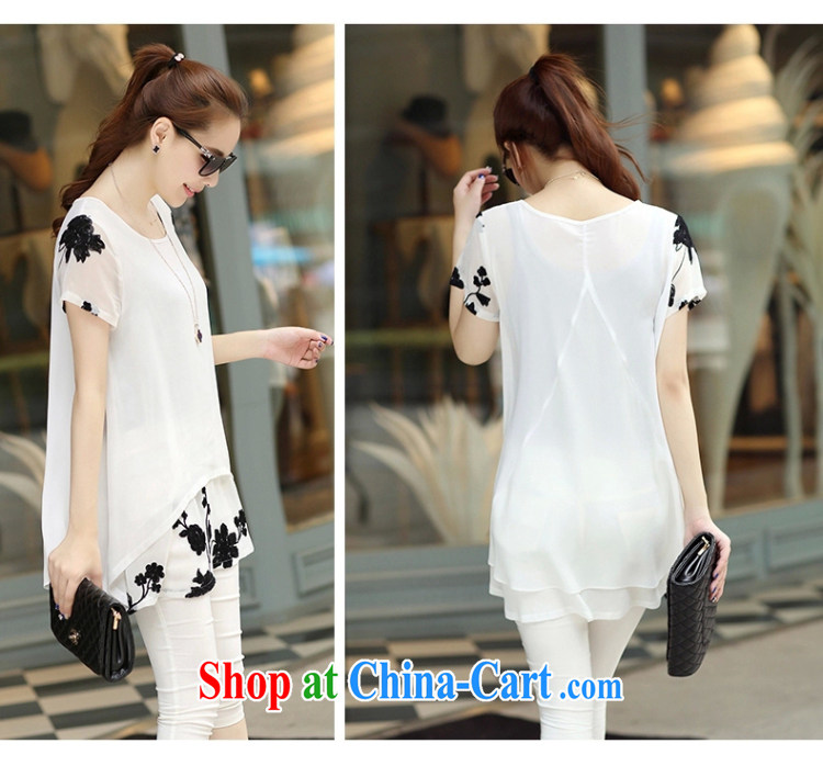 Mystery train 2015 summer new short-sleeved clothes snow woven shirts girls thick MM larger women's clothing dresses 5300 black XXXL pictures, price, brand platters! Elections are good character, the national distribution, so why buy now enjoy more preferential! Health