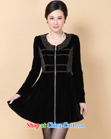 The line spend a lot code female Korean version of the new, round-neck collar inserts drill large with long-sleeved dresses spring dresses, solid through 5 A 4214 black 4XL pictures, price, brand platters! Elections are good character, the national distribution, so why buy now enjoy more preferential! Health