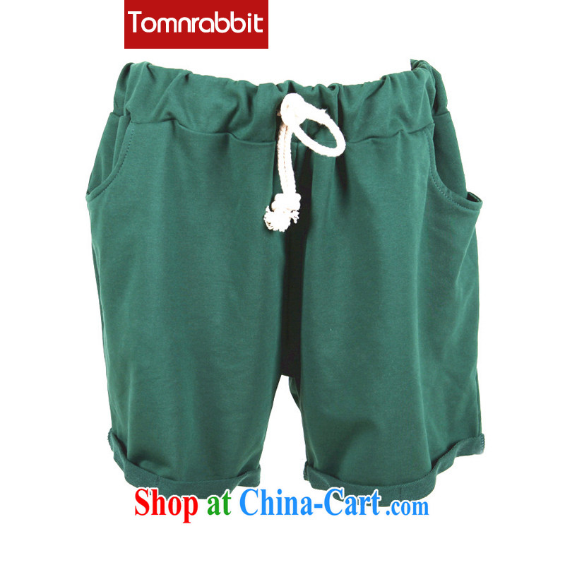 In 2015 spring and summer, the United States and Europe, the code female shorts boutique pants large green code 3 XL