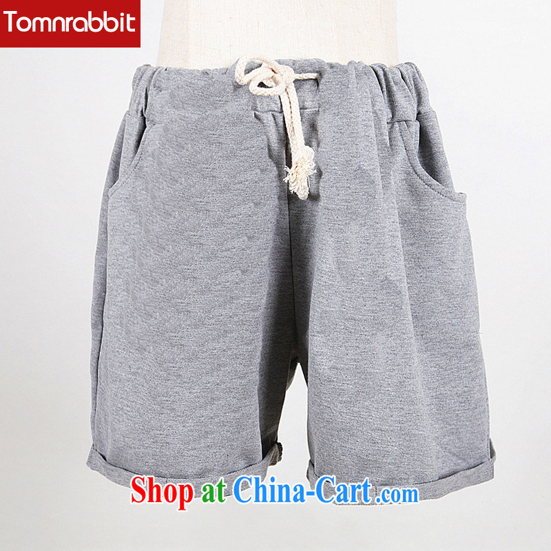 In 2015 spring and summer, the United States and Europe, the code female shorts boutique pants large green code 3 XL, Tomnrabbit, shopping on the Internet