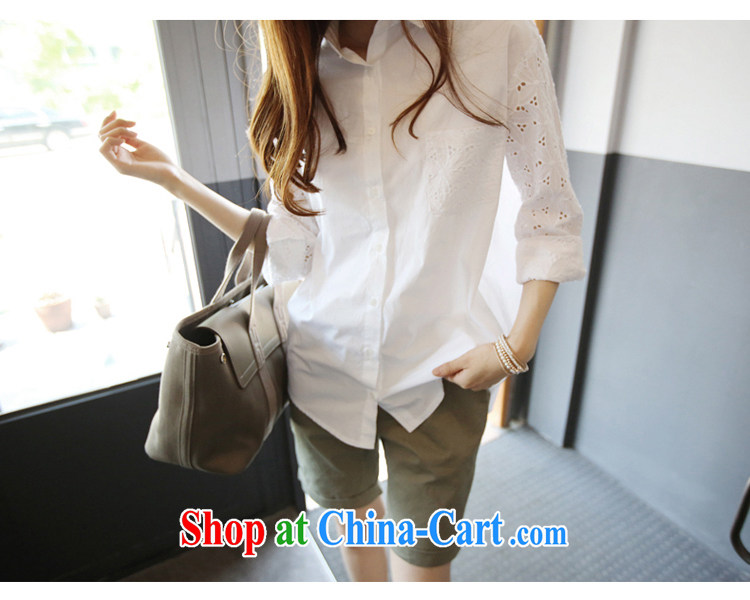YILISA new Korean summer larger blouses shirt thick MM summer 200 Jack leisure loose 100 ground biological air dry the clothes H 5111 white XXXL for 165 - 200 Jack pictures, price, brand platters! Elections are good character, the national distribution, so why buy now enjoy more preferential! Health